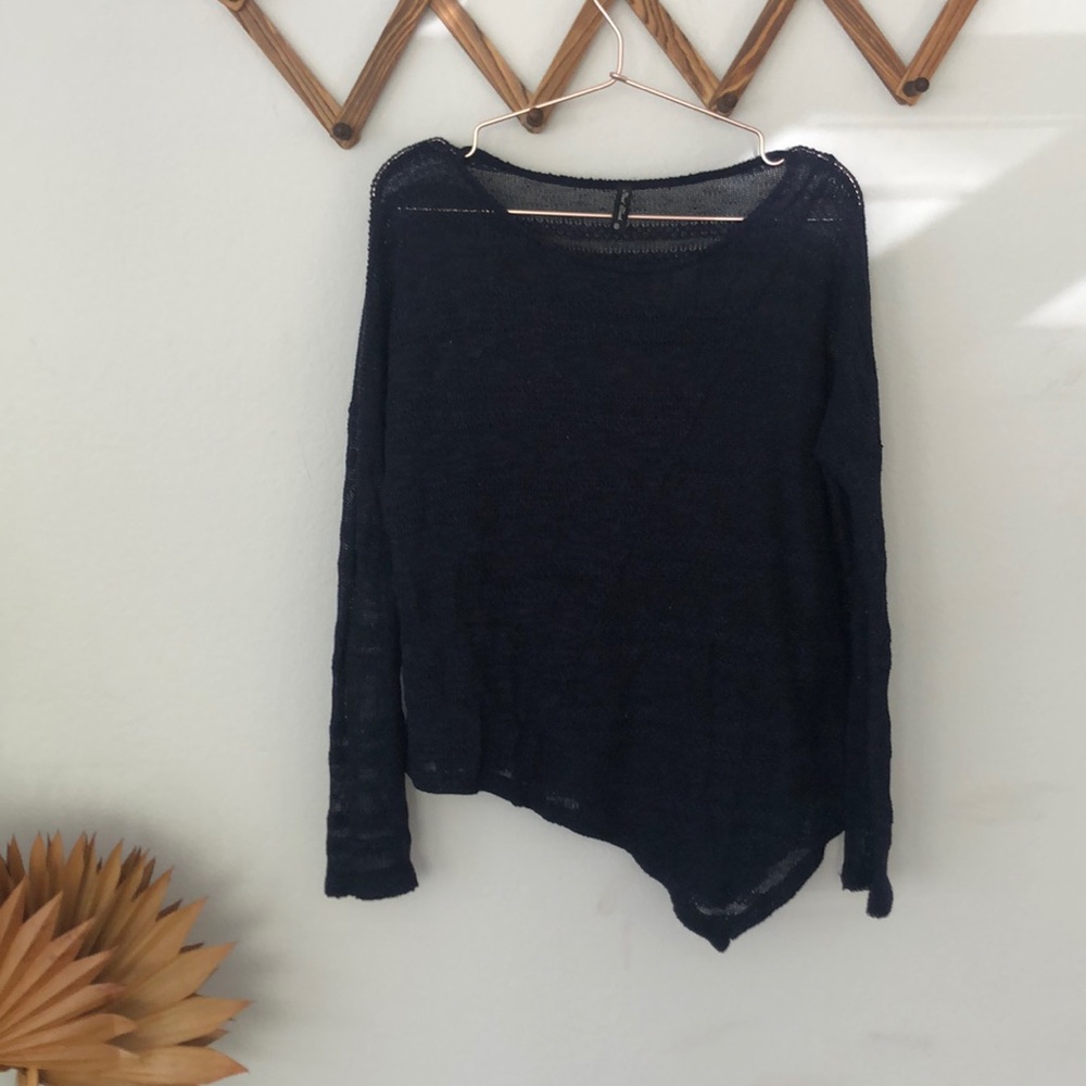 Navy knit